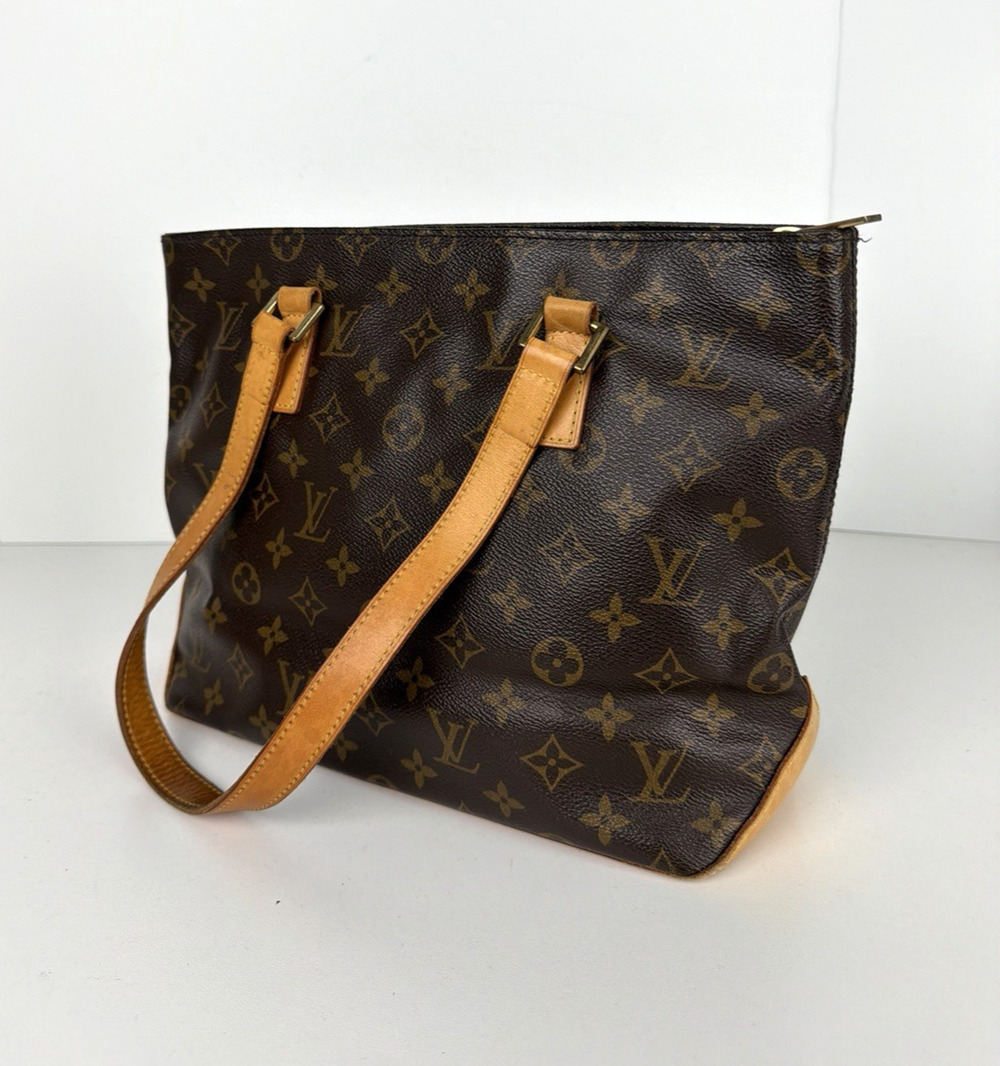Louis Vuitton Cabas Piano Tote Bag in Brown LV Monogram Coated Canvas 2005 S09